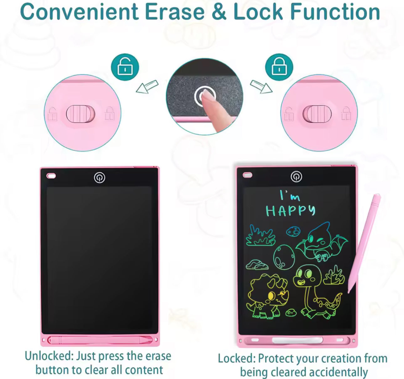 Electronic Handwriting Tablet for Kids 3–8