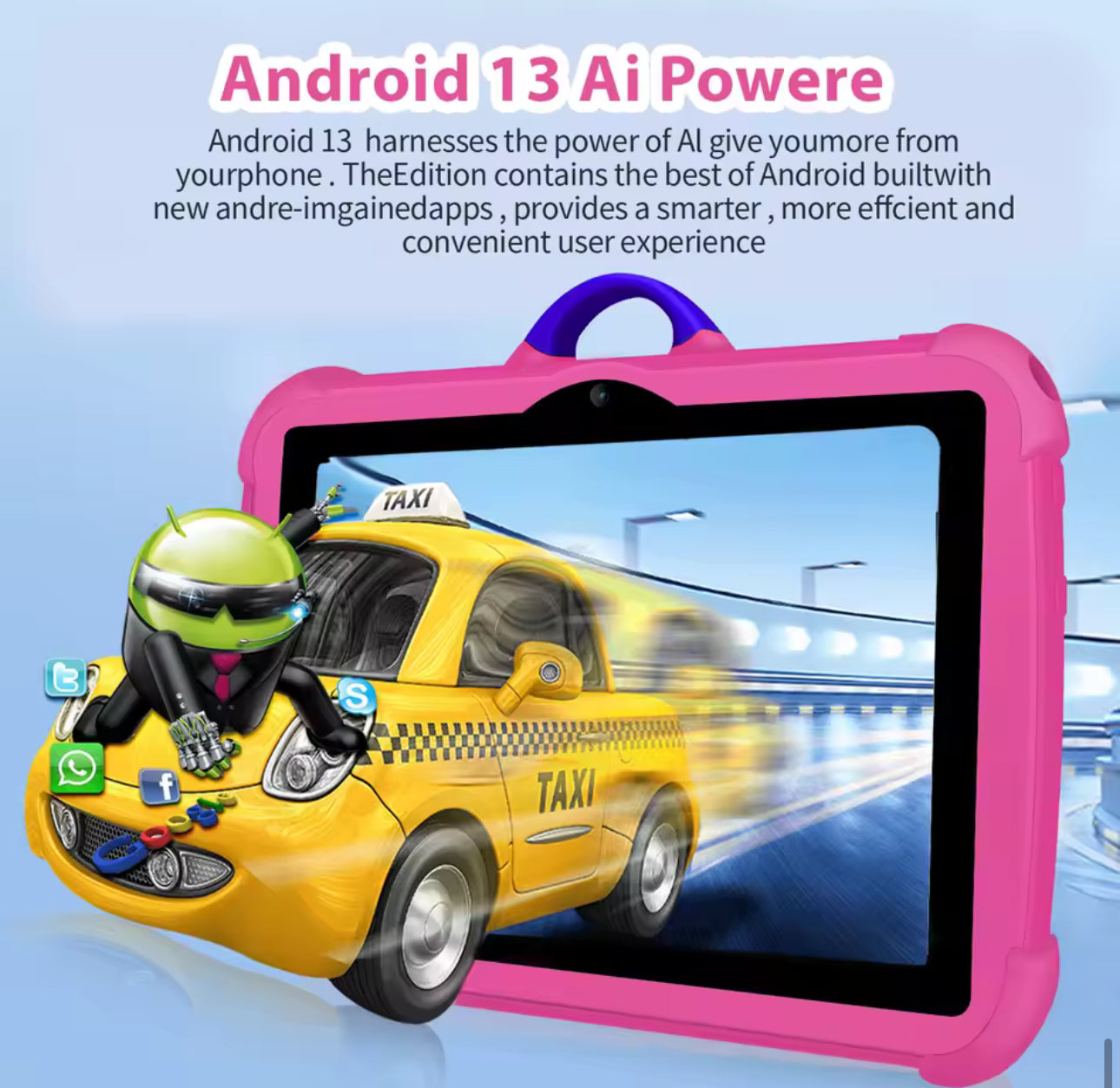 7” Kids Tablet with 4GB RAM & 64GB Storage