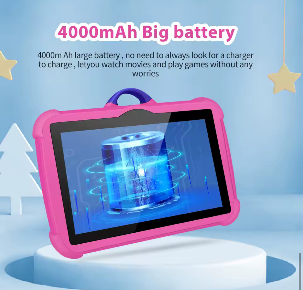 7” Kids Tablet with 4GB RAM & 64GB Storage